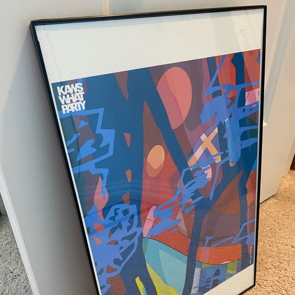 KAWS What Party Canvas Print